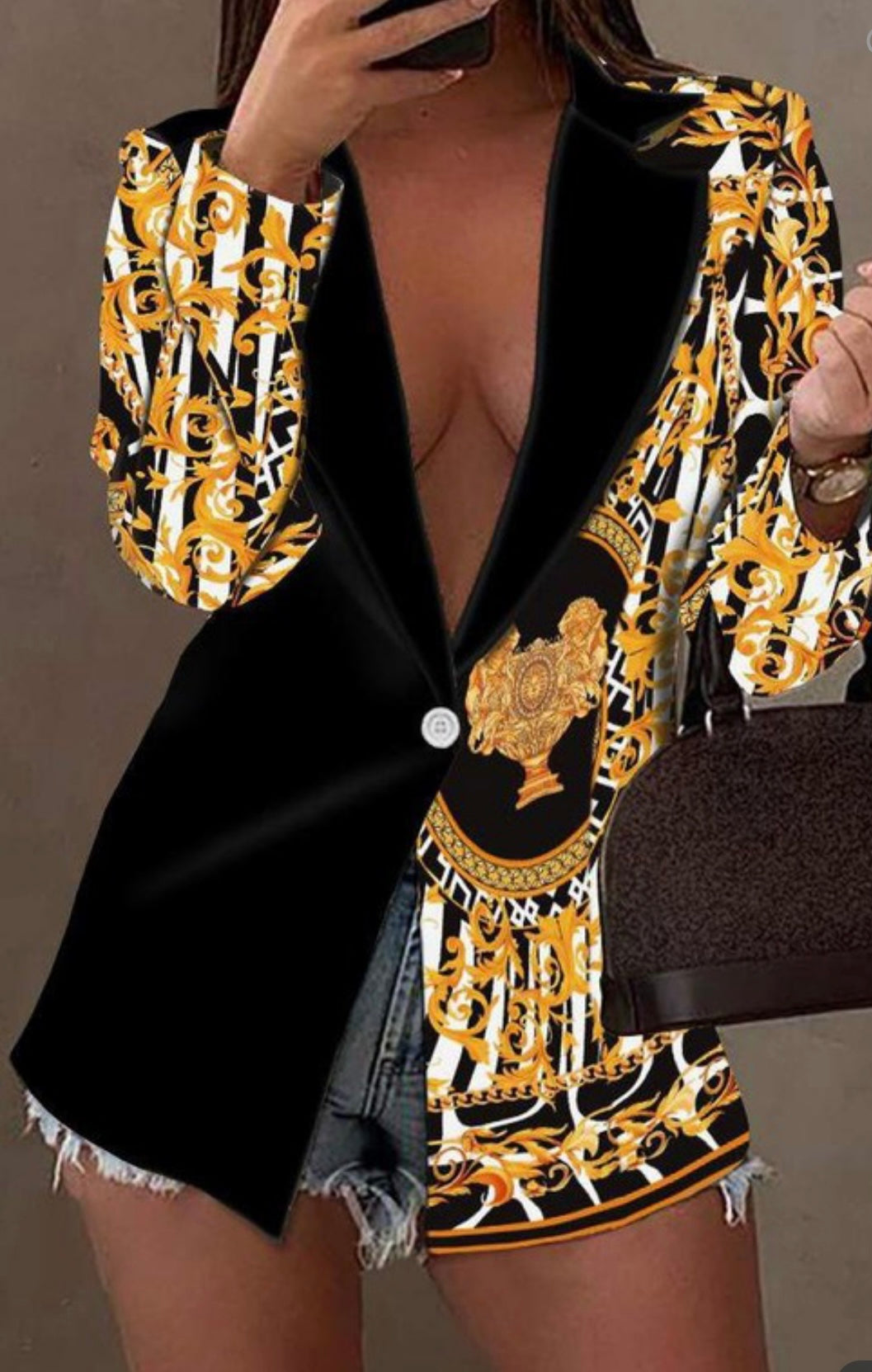 Black and Gold Blazer