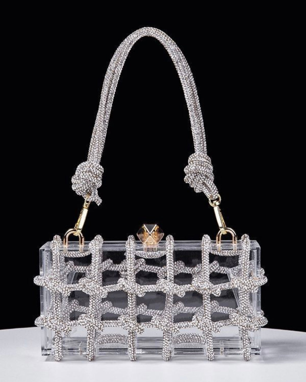 Clear Knot Handbag